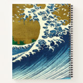 Hokusai Big Wave Japan Japanse kunst Notitieboek (Achterkant)