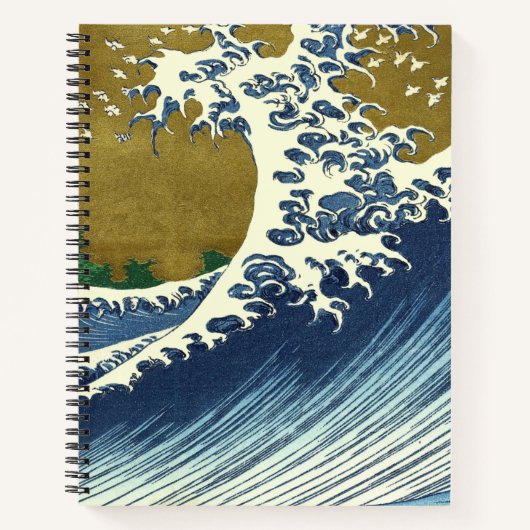 Hokusai Big Wave Japan Japanse kunst Notitieboek (Voorkant)