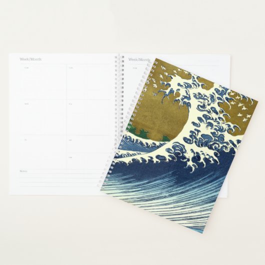 Hokusai Big Wave Japan Japanse kunst Planner (Display)