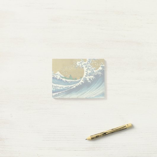 Hokusai Big Wave Japan Japanse kunst Post-it® Notes (Op bureau)