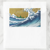 Hokusai Big Wave Japan Japanse kunst Rechthoekige Sticker (Tas)