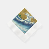 Hokusai Big Wave Japan Japanse kunst Servet (Hoek)