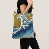 Hokusai Big Wave Japan Japanse kunst Tote Bag (Dichtbij)