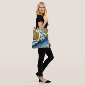 Hokusai Big Wave Japan Japanse kunst Tote Bag (Op model)