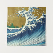 Hokusai Big Wave Japan Japanse kunst Wandkleed (Voorkant)