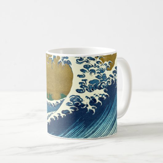 Hokusai Big Wave Japan  Koffiemok (Voorkant rechts)