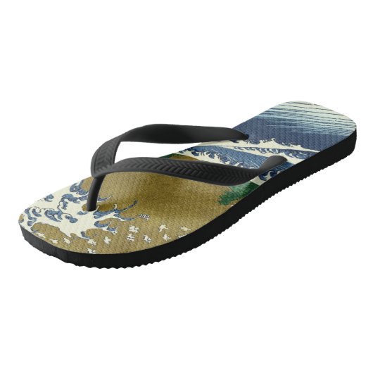 Hokusai Big Wave Japan  Teenslippers (Schuin)