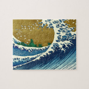 Hokusai Big Wave Japan Vintage Ocean Legpuzzel
