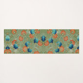 HOKUSAI BIRD WOODBLOCK PRINT JAPANESE YOGA Mat (Achterkant (horizontaal))