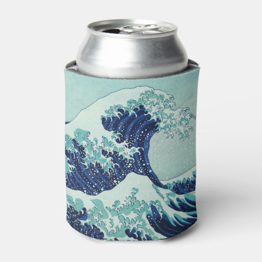 Hokusai Blue Waves Blikjeskoeler (Blikje Voorkant)