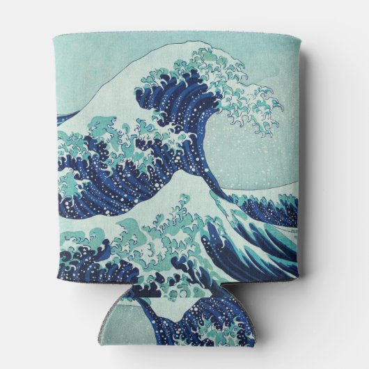 Hokusai Blue Waves Blikjeskoeler (Achterkant)