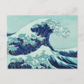Hokusai Blue Waves Briefkaart (Voorkant)