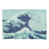 Hokusai Blue Waves Kussensloop (Voorkant)