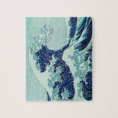 Hokusai Blue Waves Legpuzzel (Verticaal)
