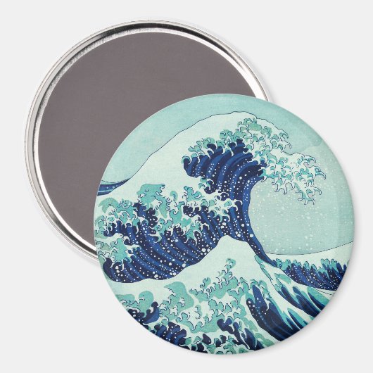 Hokusai Blue Waves Magneet (Voorkant / Achterkant)