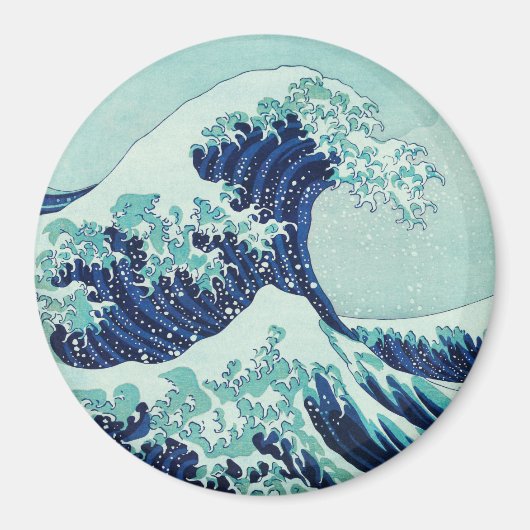 Hokusai Blue Waves Magneet (Voorkant)
