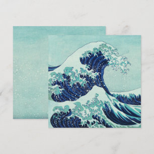 Hokusai Blue Waves Notitiekaartje