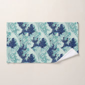 Hokusai Blue Waves Pattern Bad Handdoek (Handdoek)