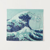 Hokusai Blue Waves Wandkleed (Voorkant (horizontaal))