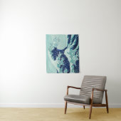 Hokusai Blue Waves Wandkleed (In situ)