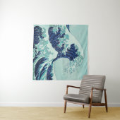 Hokusai Blue Waves Wandkleed (In Situ (horizontaal))