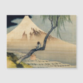 Hokusai - Boy Kijkend de Magnetische Kaart van de (Voorkant)