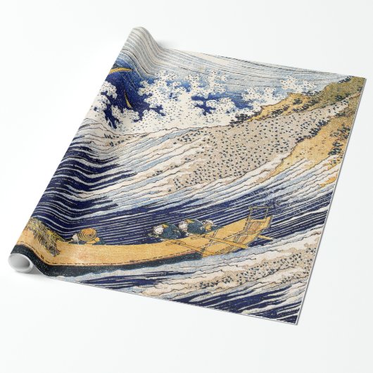 Hokusai - Choshi in Shimosha Cadeaupapier (Uitgerold)