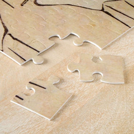 Hokusai Cranes Legpuzzel (Zijkant)