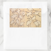 Hokusai Cranes Stickers (Tas)