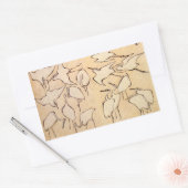Hokusai Cranes Stickers (Envelop)
