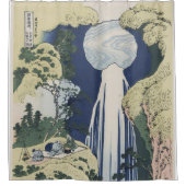 Hokusai - De Amida Herfsten Landschap Fine Art Douchegordijn (Voorkant)