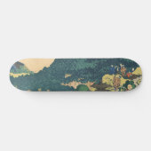 Hokusai: De cirkelvormige pijnbomen van Aoyama Skateboard (Horizontaal)