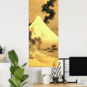 Hokusai De draak van de Rookberg Fuji Poster (Thuiskantoor)