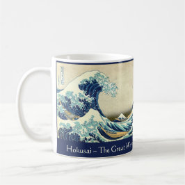 Hokusai – De Grote Golf – Aangepaste tekst   Koffiemok