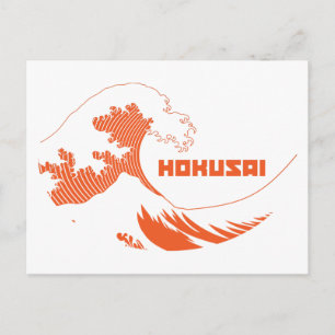 Hokusai - De Grote Golf Briefkaart