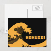 Hokusai - De Grote Golf Briefkaart (Voorkant / Achterkant)