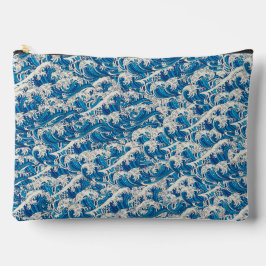 Hokusai de Grote Golf Patroon Nautische Blauwe gol Etui