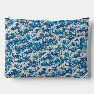 Hokusai de Grote Golf Patroon Nautische Blauwe gol Etui