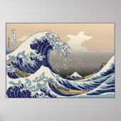 Hokusai De Grote Golf Poster (Voorkant)