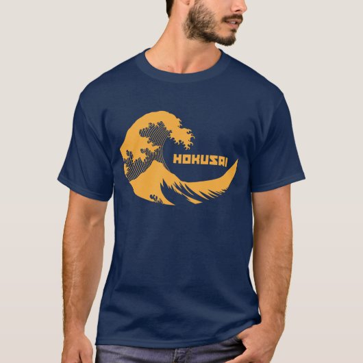 Hokusai - De Grote Golf T-shirt (Voorkant)