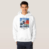 Hokusai, "De Grote Golf van Kanagawa" + α Hoodie (Voorkant volledig)