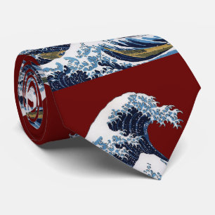 Hokusai, de Grote Golf van Kanagawa ネ タ イ Stropdas