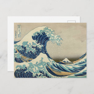 Hokusai - De Grote Golf van Kanagawa Fine Art Briefkaart