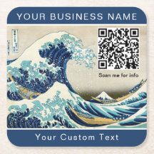 Hokusai - De Grote Golf van Kanagawa - QR-code