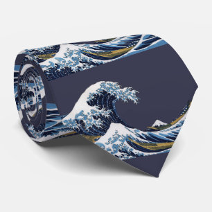 Hokusai, de Grote Golf van Kanagawa Stropdas