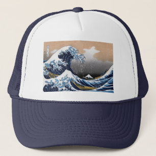 Hokusai, de Grote Golf van Kanagawa Trucker Pet