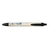 Hokusai de Grote Golf van Kanagawa Zwarte Inkt Pen (Achterkant)