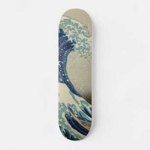 Hokusai De Grote Golf voor Kanagawa GalleryHD Persoonlijk Skateboard
