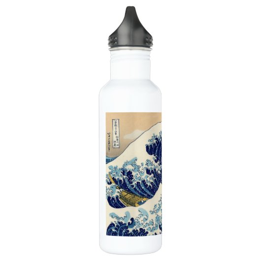 Hokusai De Grote Golf Waterfles (Links)
