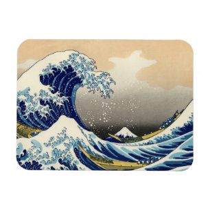 Hokusai de grote golfmagneet magneet